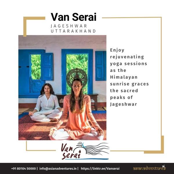 Yoga at Sunrise Amidst Sacred Peaks